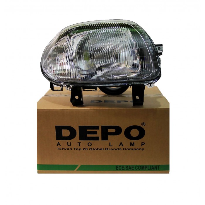 Far Lambası Sağ Clio 2 II Hatcback Tek Optik 1998 2002 7701045994 Marka Depo